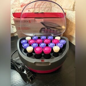 Remington Full Size Set of 20 Rollers Hot Curlers Wax Core H5600 Velvet NEW Box
